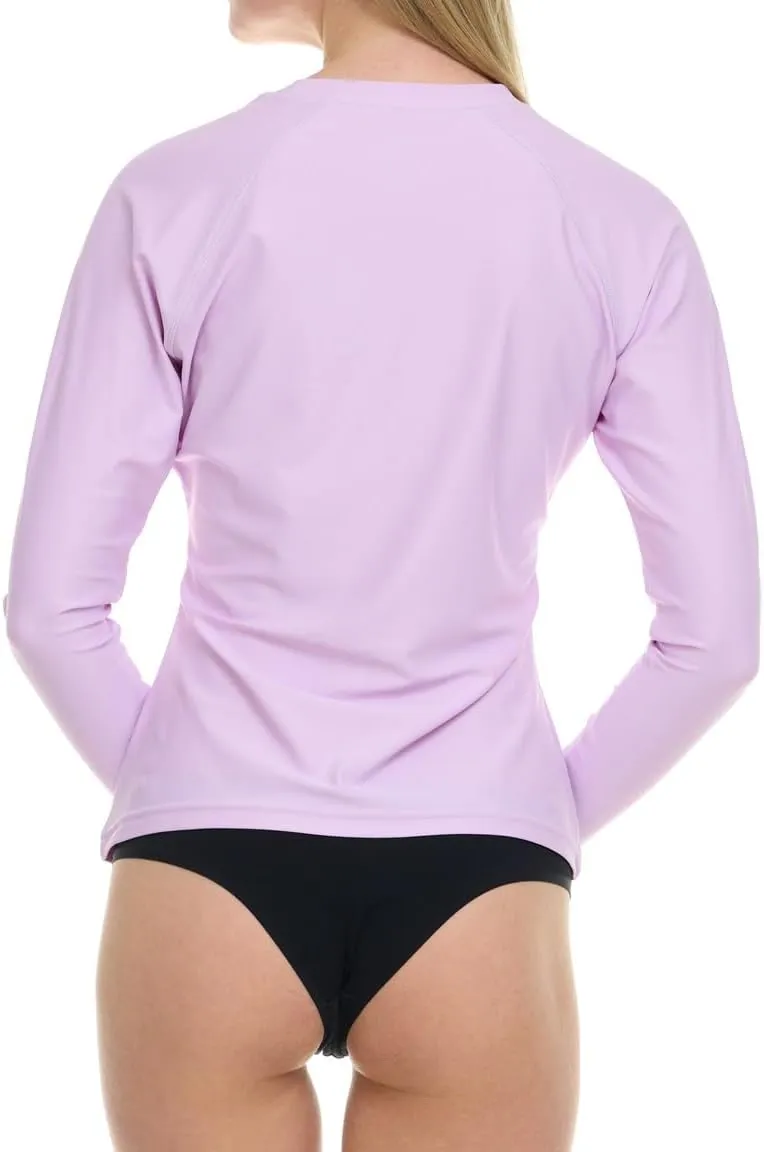 Hurley Rash Guard for Women, Womens Rash Guard Long Sleeve Shirts, Rashguard Swim Shirt Women UPF 50  SPF & UV Protection