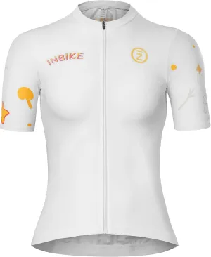 INBIKE Cycling Jersey Women Quick Dry, Breathable Bike Shirts with Pockets, Bicycle Clothing for Road Biking Riding