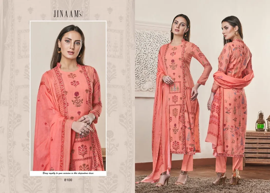 Jinaam Anaita Classic Cotton Silk Digital Printed Salwar Suit Collection