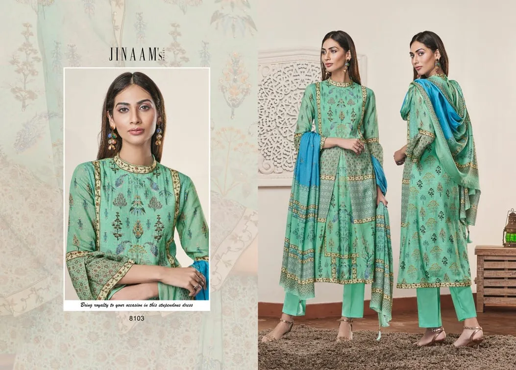 Jinaam Anaita Classic Cotton Silk Digital Printed Salwar Suit Collection