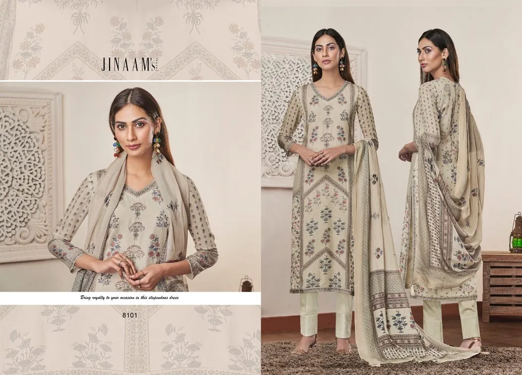 Jinaam Anaita Classic Cotton Silk Digital Printed Salwar Suit Collection
