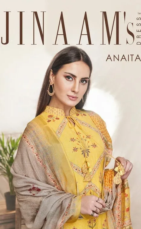 Jinaam Anaita Classic Cotton Silk Digital Printed Salwar Suit Collection