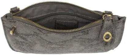 Joy Susan Women's Fashion Purse Python Mini Crossbody Wristlet Clutch