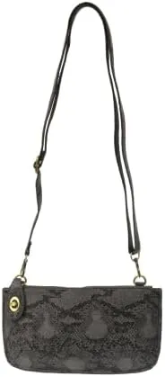 Joy Susan Women's Fashion Purse Python Mini Crossbody Wristlet Clutch