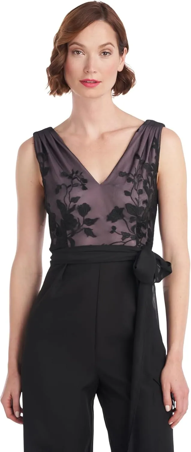 JS Collections womens Lanie Sleeveless Jumpsuit