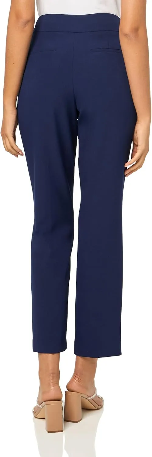 Kasper Women's Flat Front Slim Pant