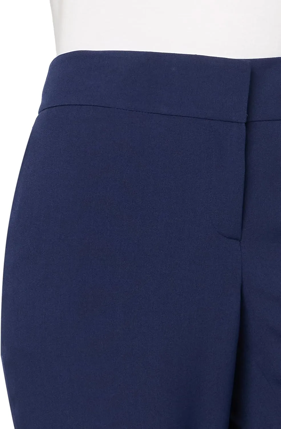 Kasper Women's Flat Front Slim Pant