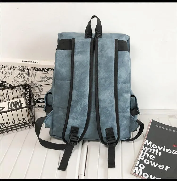 Laptop Backpack Travel Bag Large Capacity Casual Daypack Water Resistant Computer Backpack with USB Charging Port Men Women (Blue)
