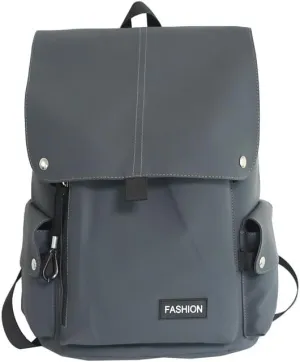 Laptop Backpack Travel Bag Large Capacity Casual Daypack Water Resistant Computer Backpack with USB Charging Port Men Women (Light Grey)