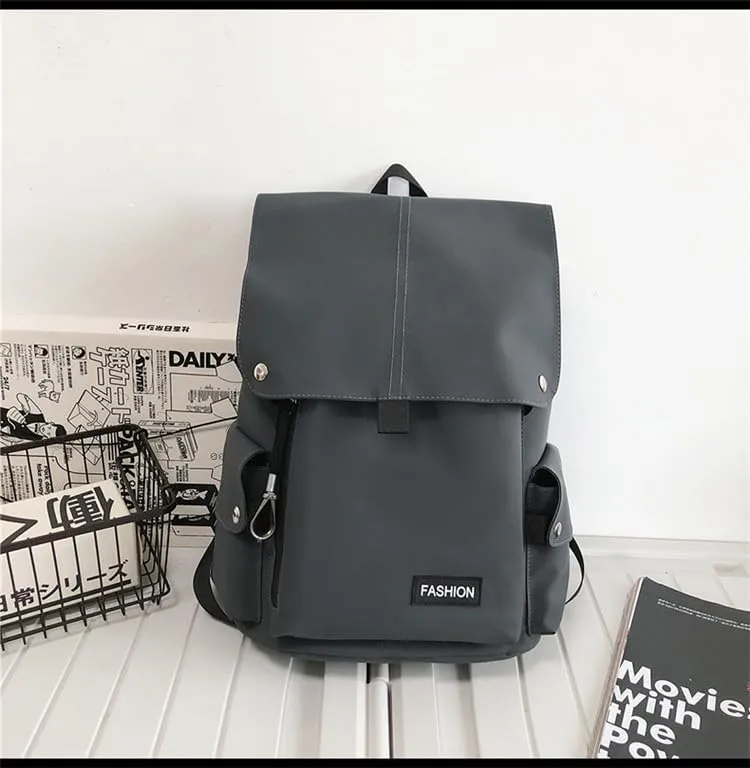 Laptop Backpack Travel Bag Large Capacity Casual Daypack Water Resistant Computer Backpack with USB Charging Port Men Women (Light Grey)