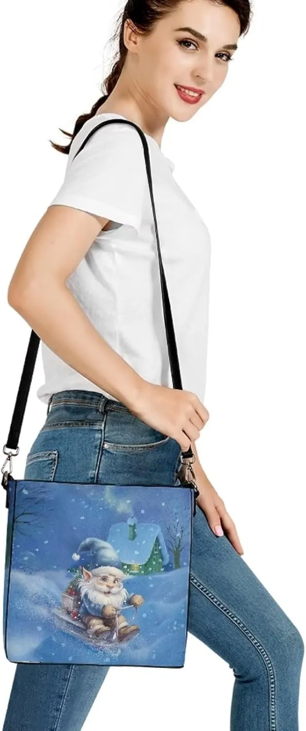 Large Capacity Work Tote Bags for Women's Leather Big Purses and Handbags Ladies Shoulder Commuter Bag