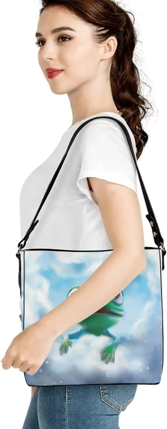 Large Capacity Work Tote Bags for Women's Leather Big Purses and Handbags Ladies Shoulder Commuter Bag