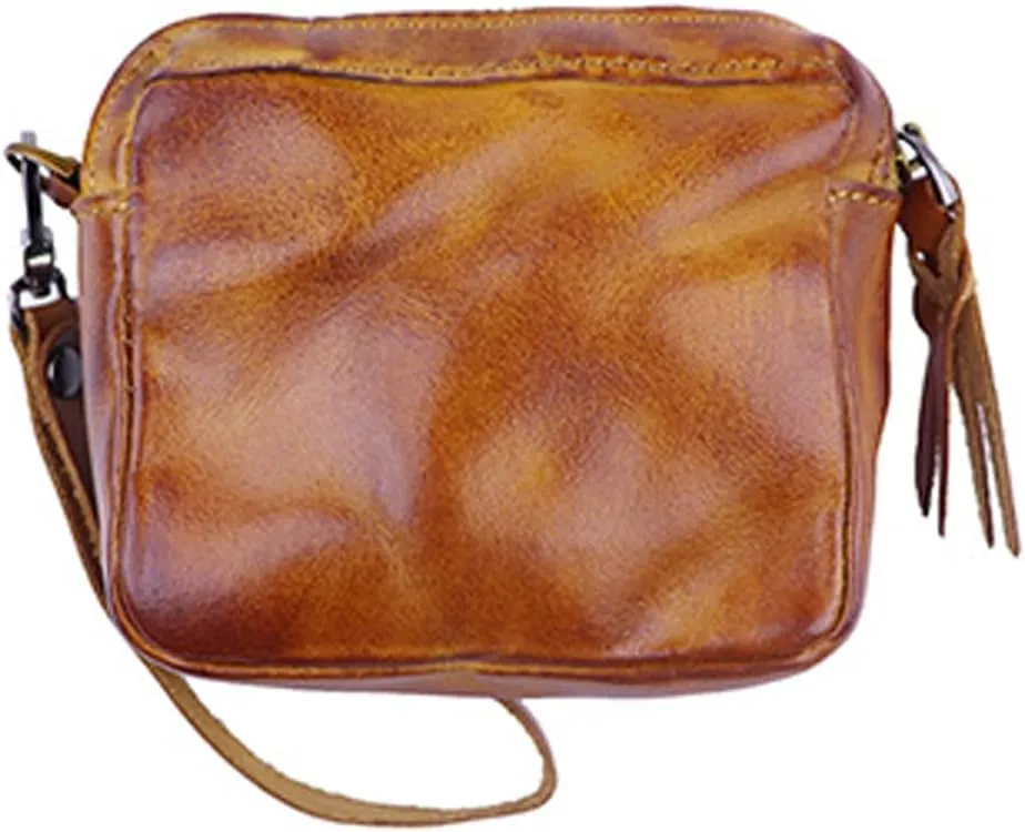Leather Wristlet Coin Purse Zipper Wallet Pouch for Women Small Wristlet Wallet Mini Coin Purse for Women Compact Card Holder