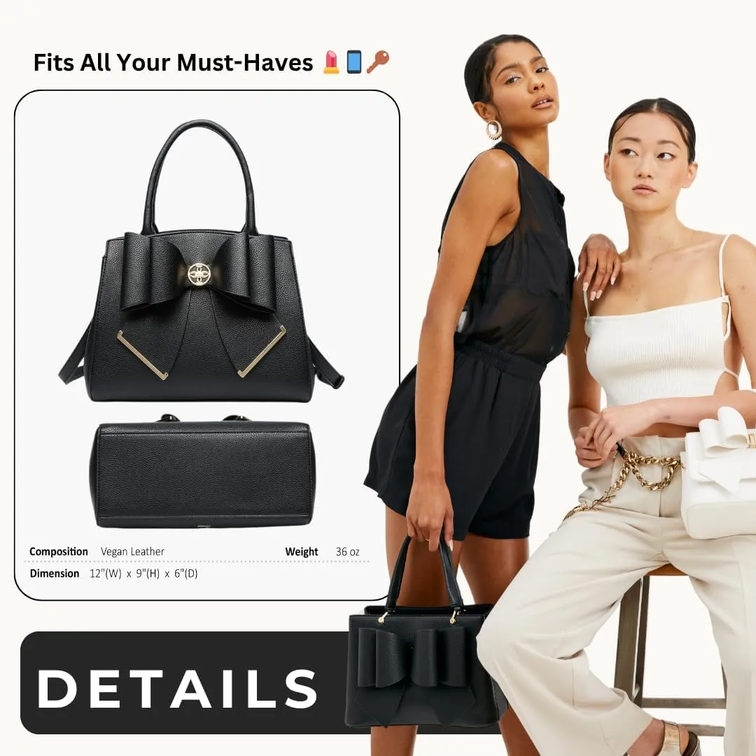Like Dreams Small Purses for Women | Vegan Leather Cute Bow Purse | Elegant Crossbody Small Handbags for Women