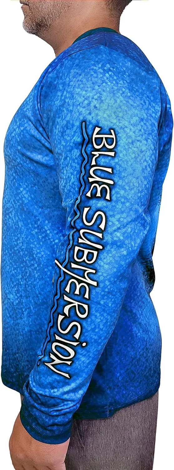 Long Sleeve UV Sun Protection UPF 40  Lightweight Quick Dry Fishing Shirt Outdoors Swimming Made in USA