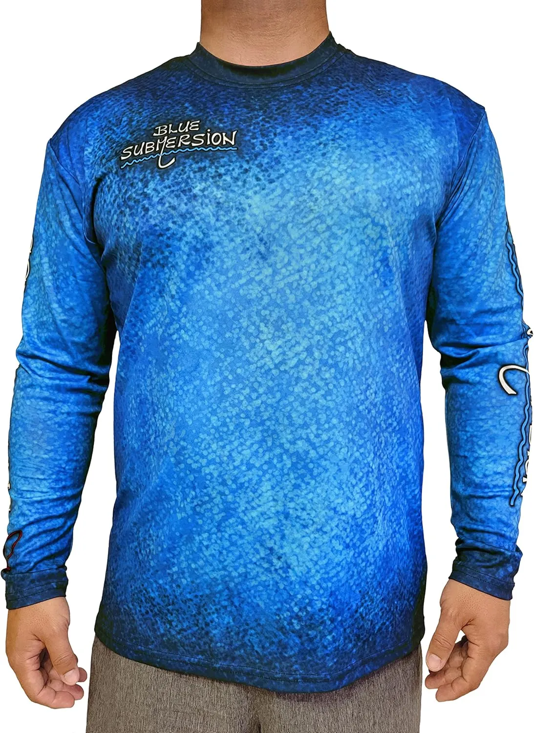 Long Sleeve UV Sun Protection UPF 40  Lightweight Quick Dry Fishing Shirt Outdoors Swimming Made in USA