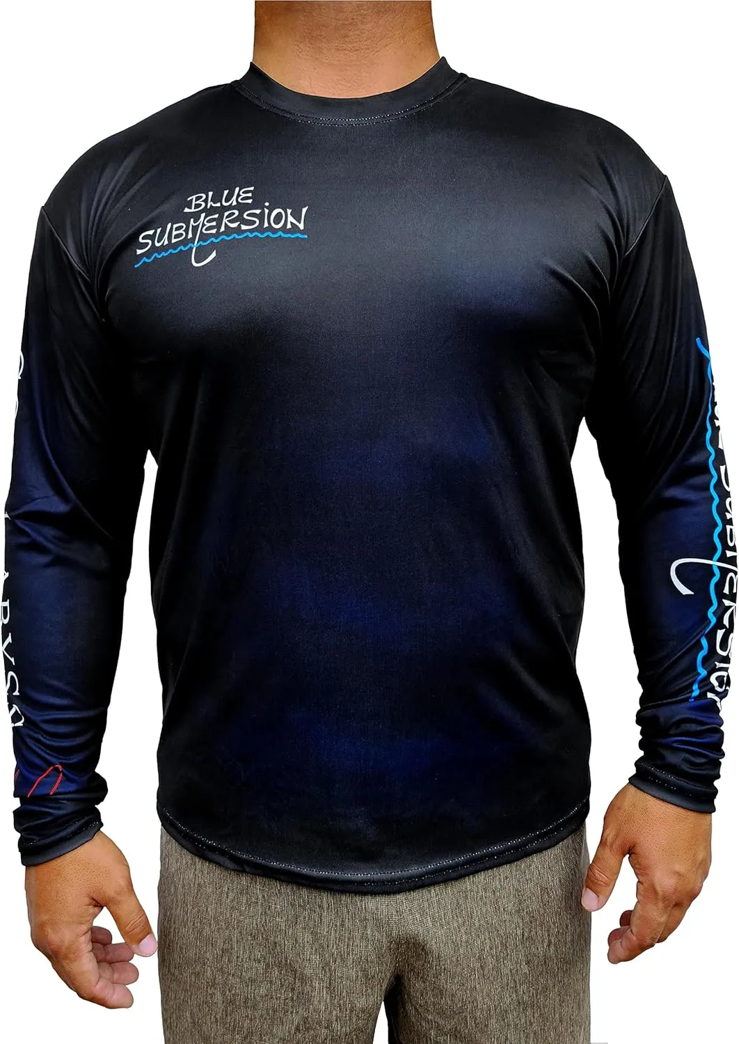 Long Sleeve UV Sun Protection UPF 40  Lightweight Quick Dry Fishing Shirt Outdoors Swimming Made in USA