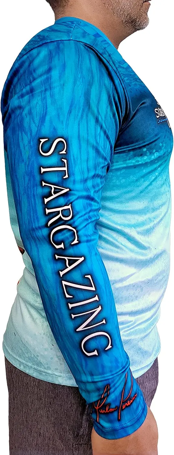 Long Sleeve UV Sun Protection UPF 40  Lightweight Quick Dry Fishing Shirt Outdoors Swimming Made in USA