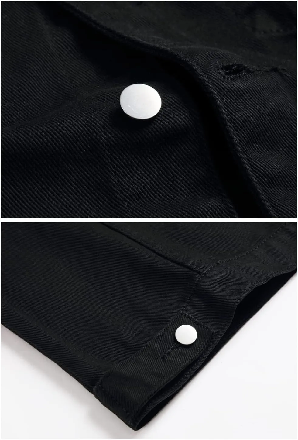 LZLER Hoodie Jean Jacket for Men,Casual Slim Fit Men's Denim Jacket with Hood