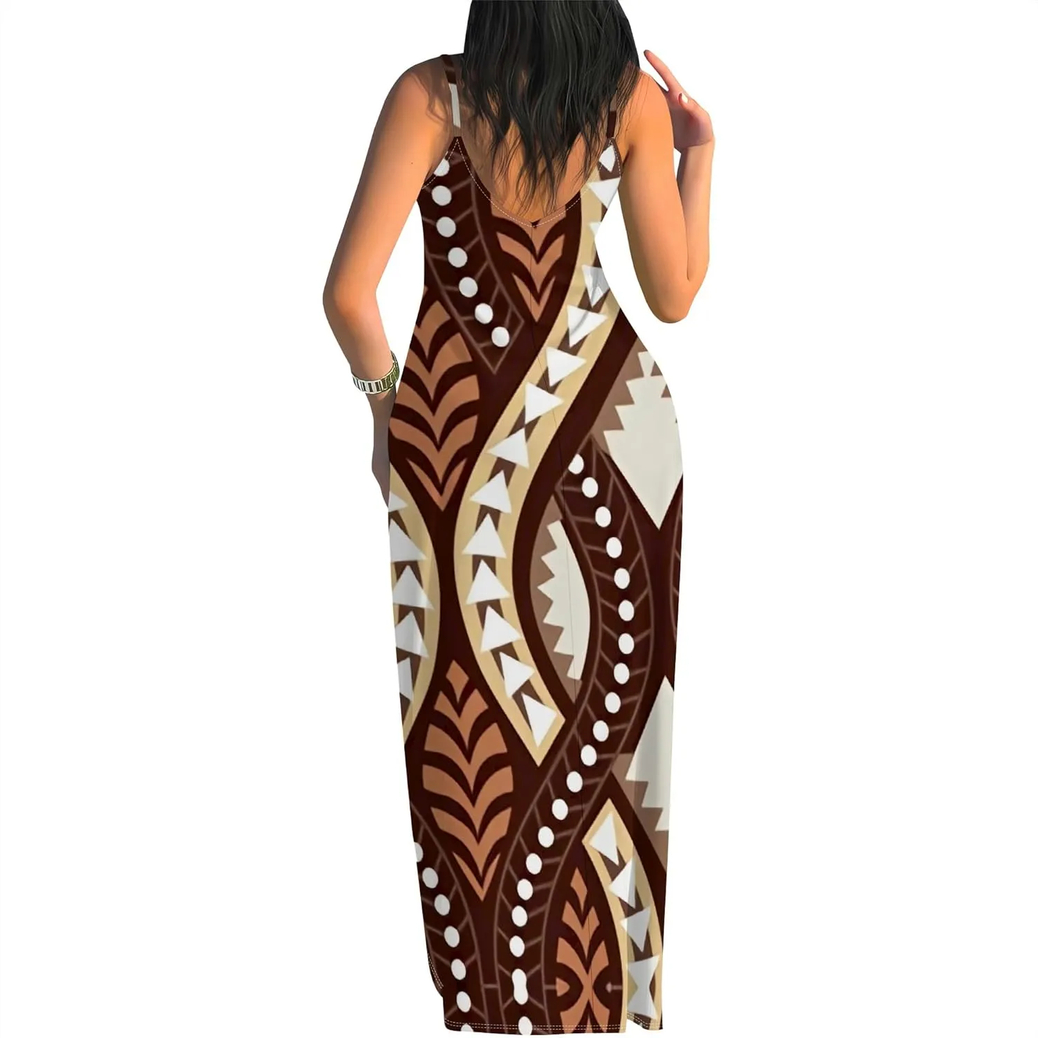 Maxi Dresses for Women Casual Floral Sleeveless Sundress Loose Summer Beach Long Dresses Spaghetti Strap Bodycon Dress S-3X