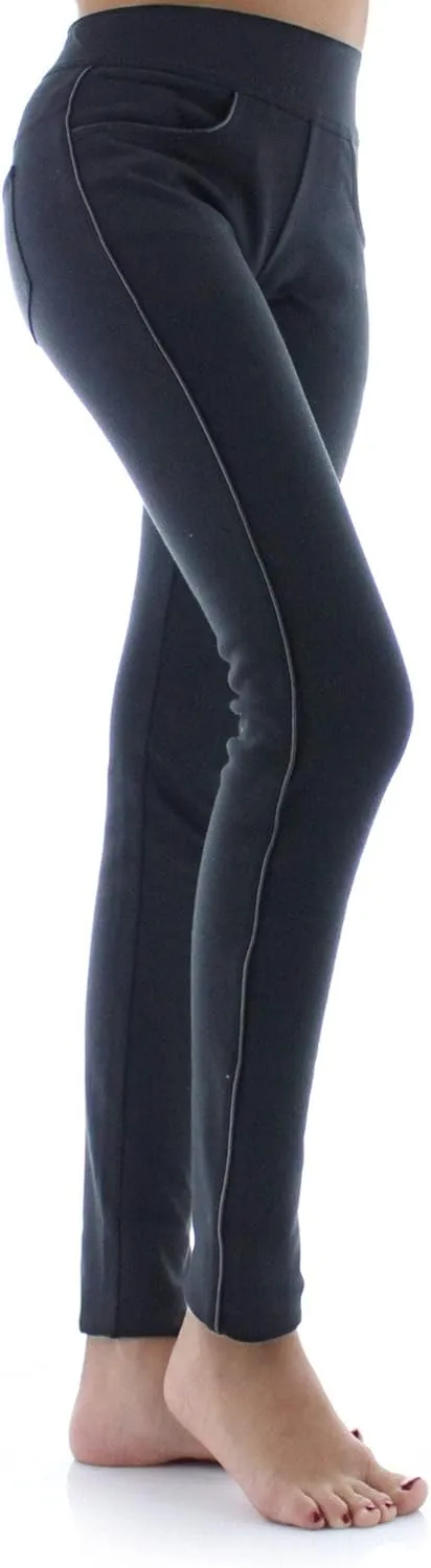 MeMoi Women's High-Waist Cotton Shaping Leggings