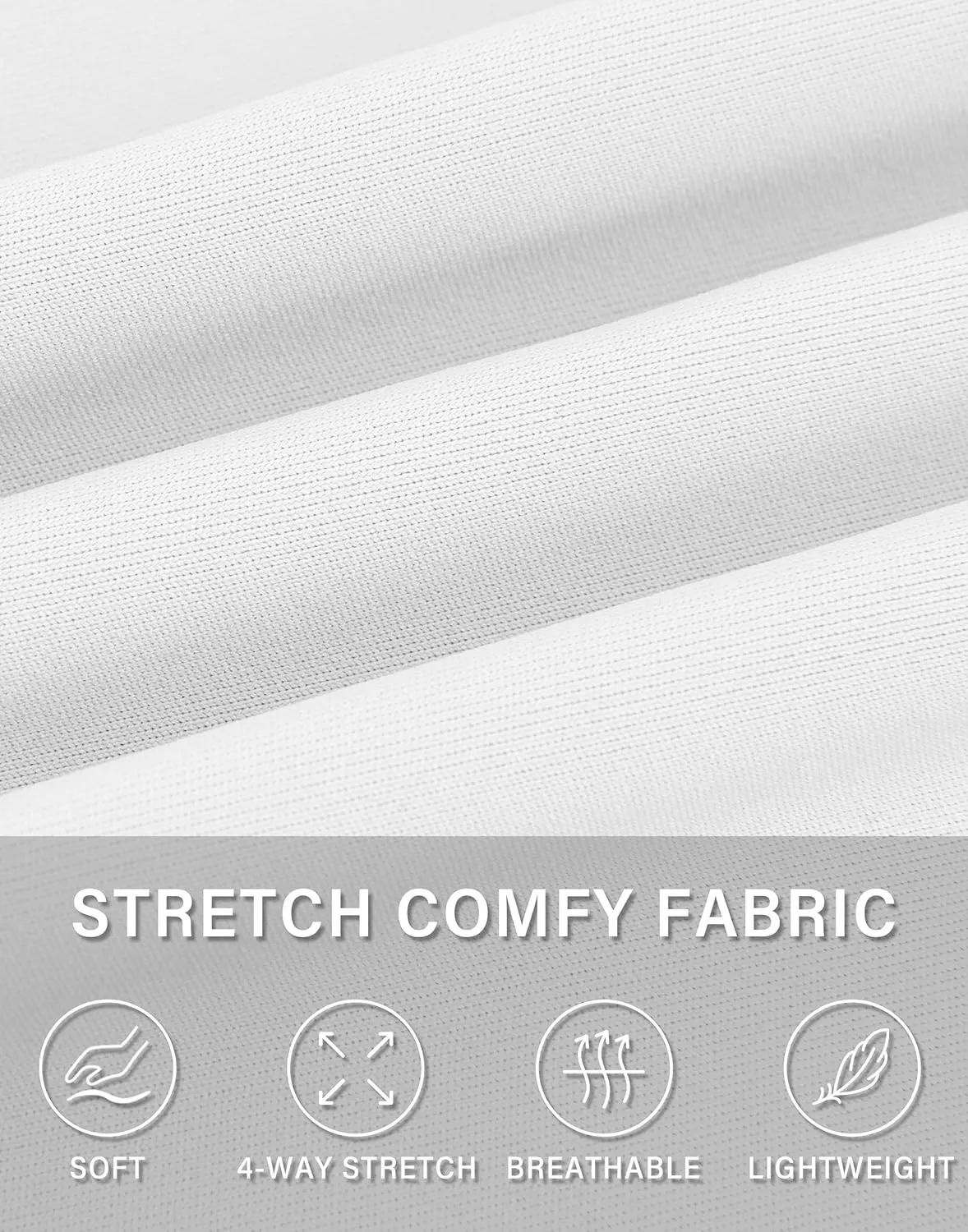 Mens Golf Dress Pants with 5 Pockets Slim Fit Stretch Lightweight Chino Trousers for Casual Work Travel