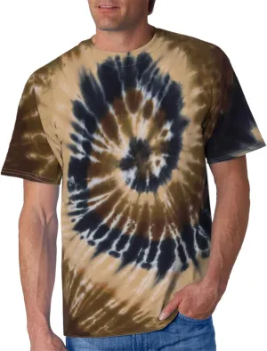 Mens Tie Dye T Shirts Plus Size Novelty Printed Tee Short Sleeve Classic Trendy Tshirt Summer Casual Crew Neck Tops