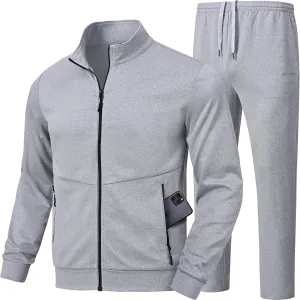 Men's Tracksuits Sweatsuits for Men Track Suits 2 Piece Set Casual Running Jogging Warm Up Full Zip Sweat Suits