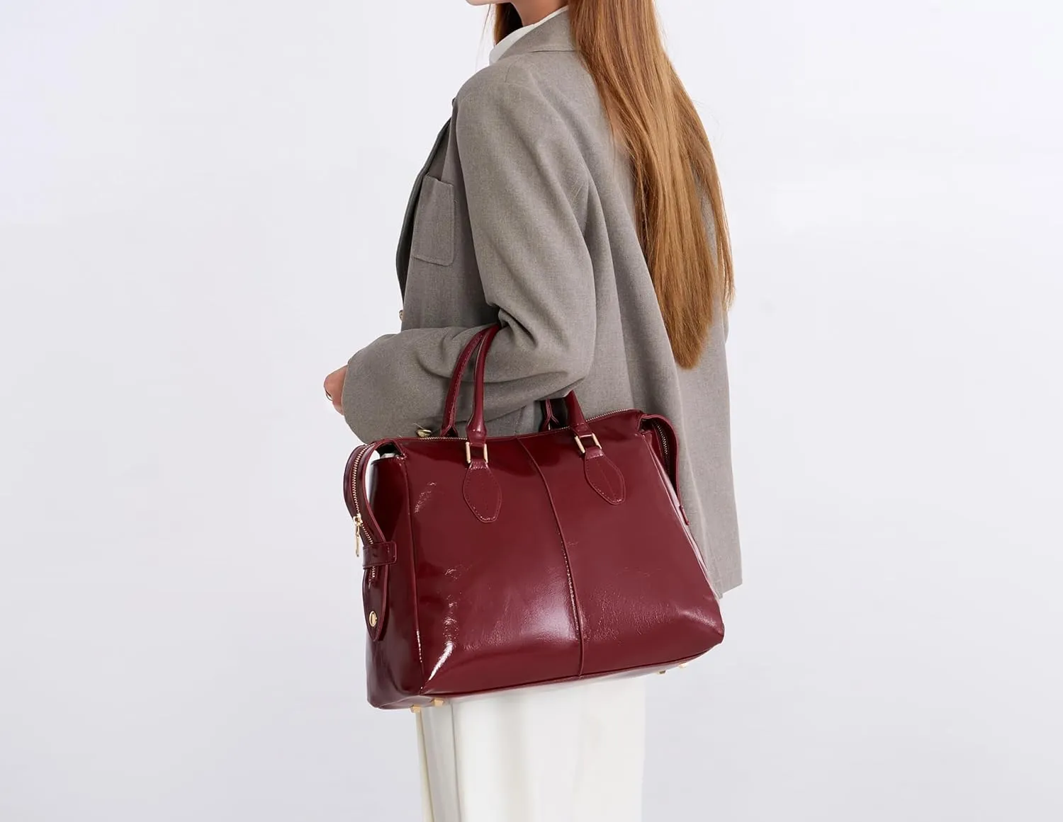 MKF Collection Women's Tote Bag & Wristlet Wallet Purse Set, Vegan Leather Shoulder Bag Top-Handle Handbag by Mia K