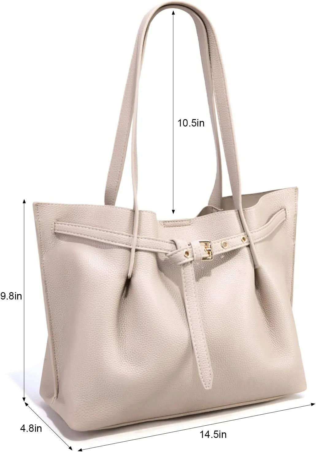 Montana West Tote Bag for Women Designer Purses and Handbags with Belted Detailing