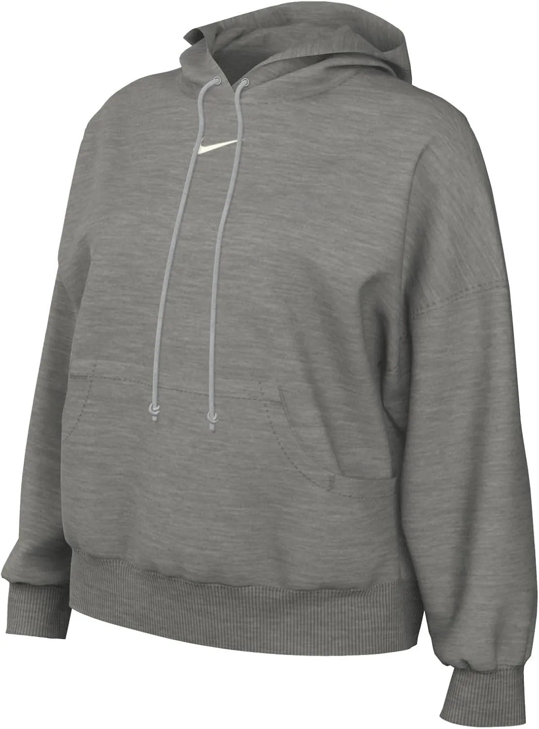 Nike Sportswear Phoenix Fleece Women's Over-Oversized Pullover Hoodie (US, Alpha, Small, Regular, Regular, Dark Grey Heather/Sail)