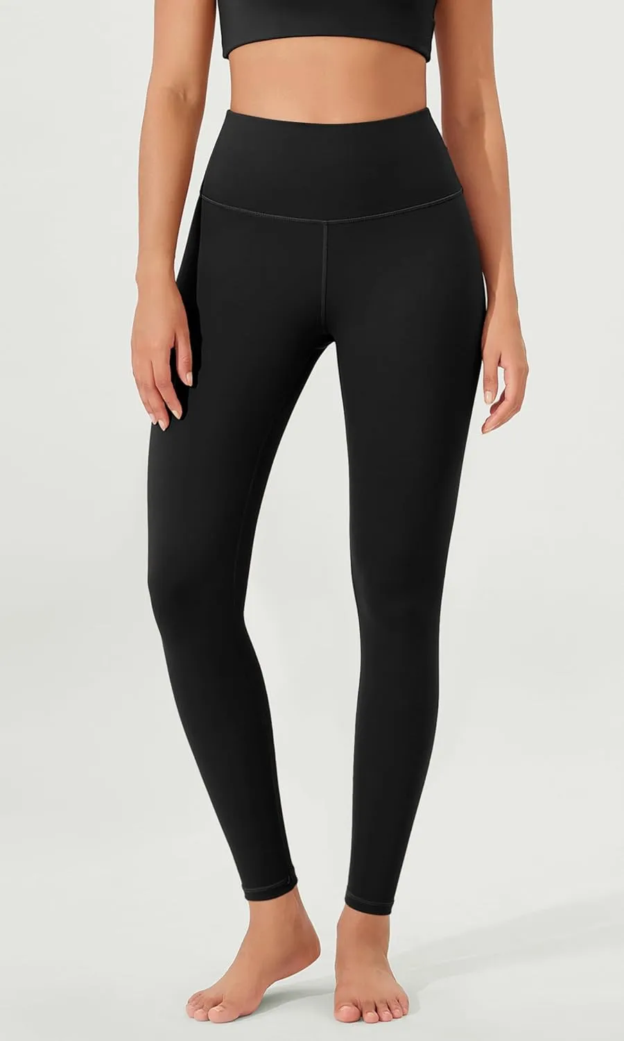 ODODOS Women's High Waist Workout Leggings 2-Pack Tummy Control Yoga Pants - 25" / 28" Inseam, ODLEX Fabric-Squat Proof