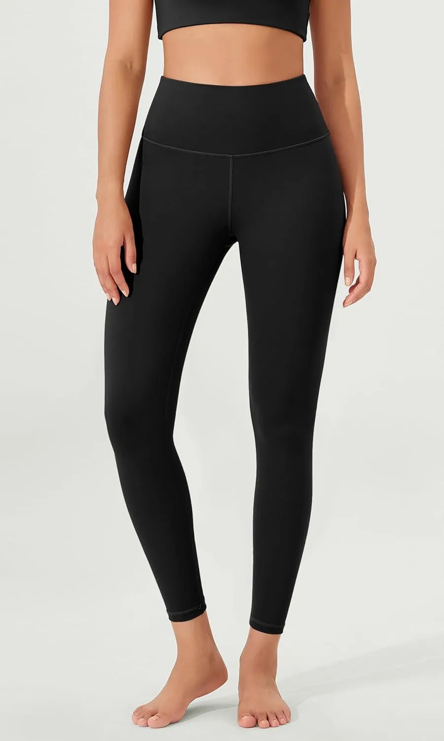 ODODOS Women's High Waist Workout Leggings 2-Pack Tummy Control Yoga Pants - 25" / 28" Inseam, ODLEX Fabric-Squat Proof