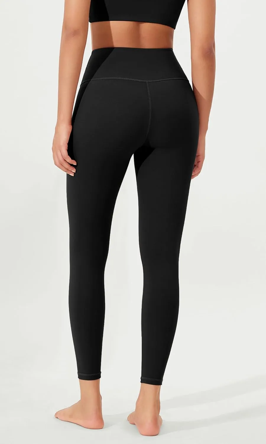 ODODOS Women's High Waist Workout Leggings 2-Pack Tummy Control Yoga Pants - 25" / 28" Inseam, ODLEX Fabric-Squat Proof