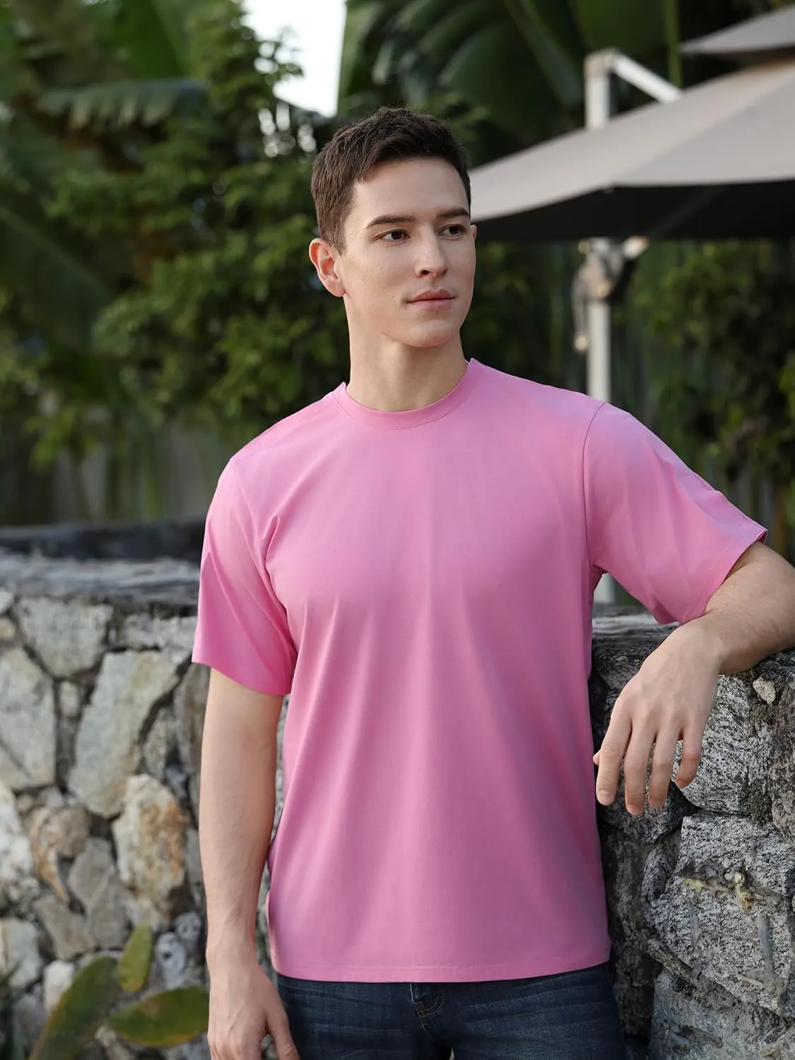 Post Shoulder Surgery Recovery Shirt with Magnetic Buttons for Women Crew Neck Tear Away Shirts for Shoulder Surgery for Men