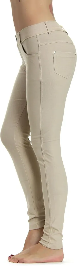 Prolific Health Women's Jean Look Jeggings Tights Slimming Many Colors Spandex Leggings Pants Capri S-XXXL