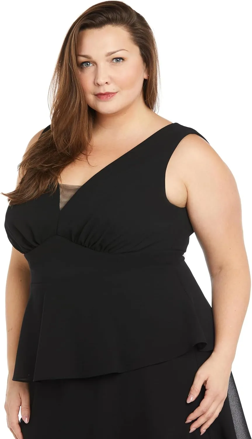 R&M Richards Women's Layered Allure Dress