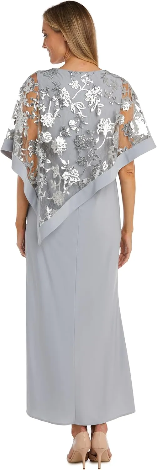 R&M Richards Women's Luna Shine Lace Gown