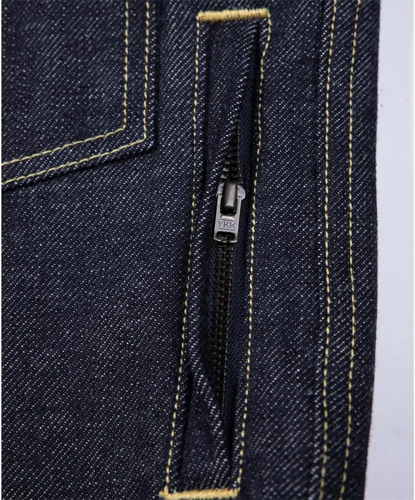 Red Tornado Men's Unlined Selvage Jean Jacket Slim Fit