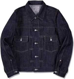 Red Tornado Men's Unlined Selvage Jean Jacket Slim Fit