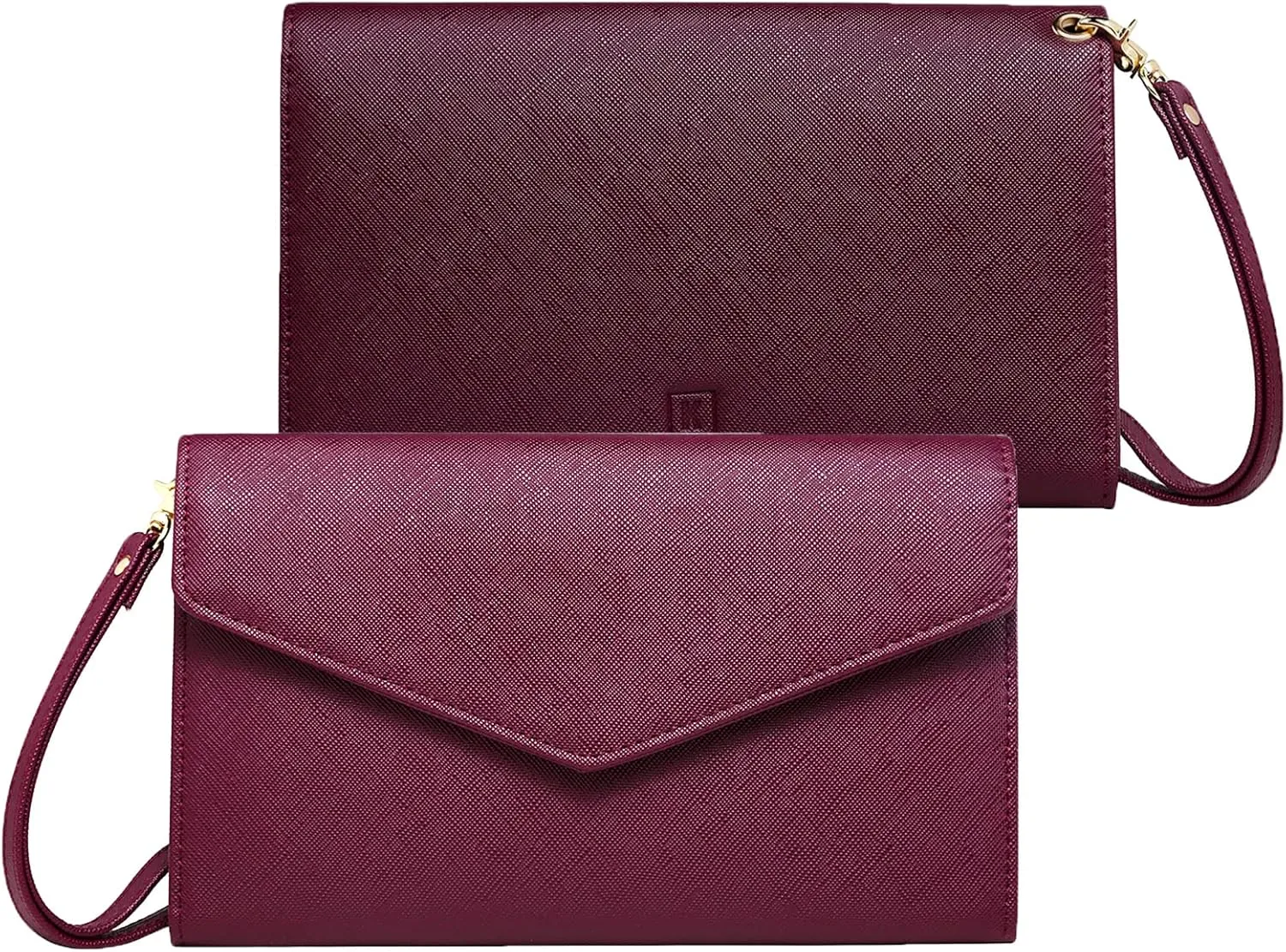 Rfid Passport Holder Tri-fold Travel Wallet Women Medium Wristlet