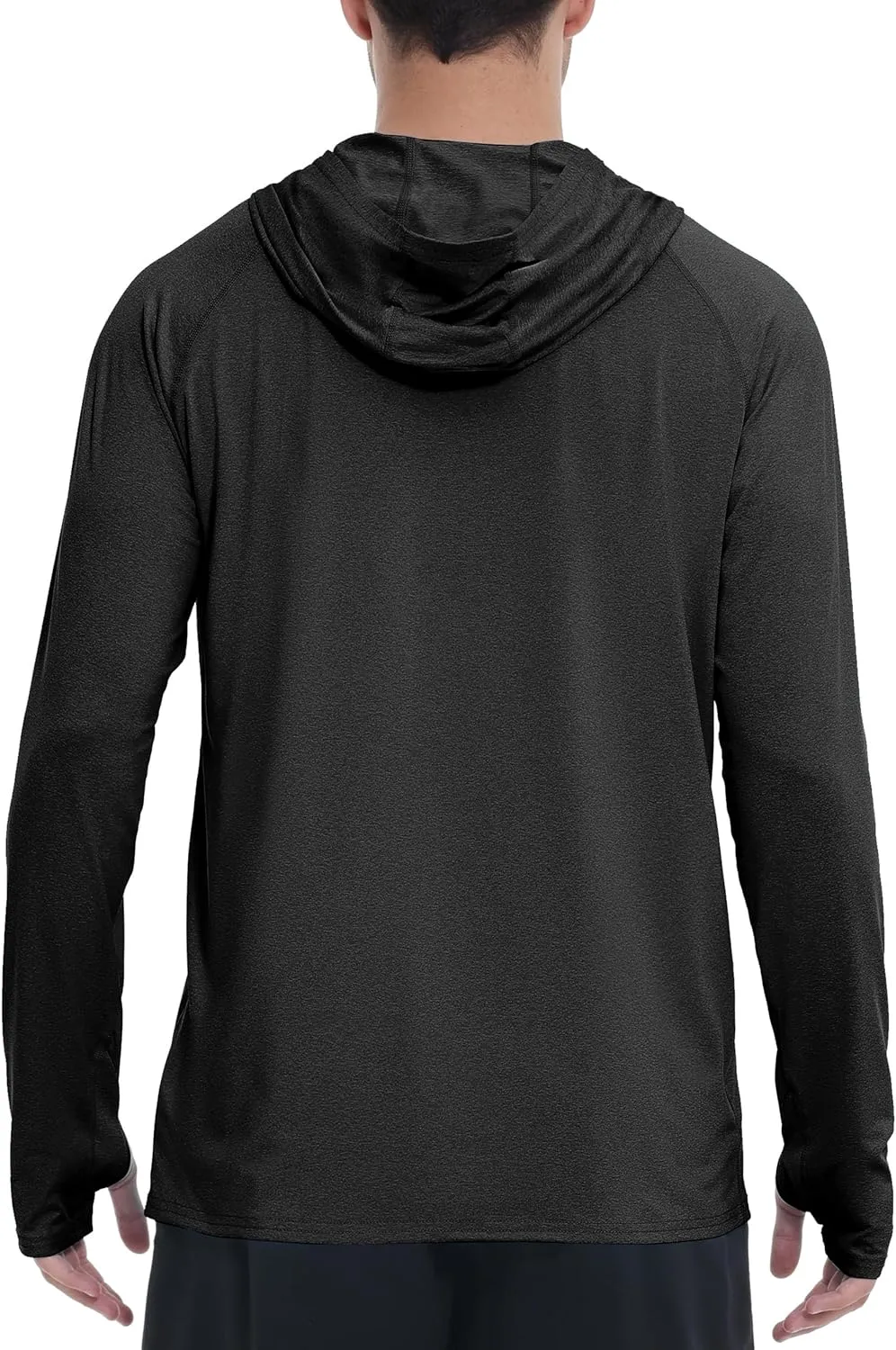 Roadbox Fishing Shirts for Men Long Sleeve, UPF 50  Sun Protection Hoodies with Pocket, Outdoor Running Hiking Rash Guard