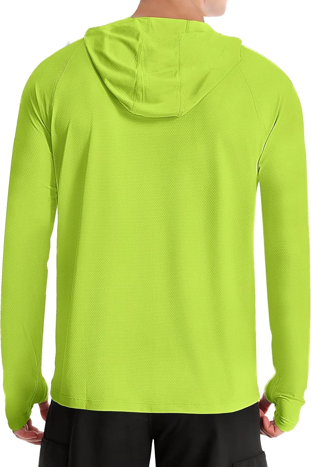 Roadbox UPF 50  Fishing Shirts for Men, Long Sleeve UV Protection Sun Hoodie, Swim Rash Guard for Hiking Running Workout