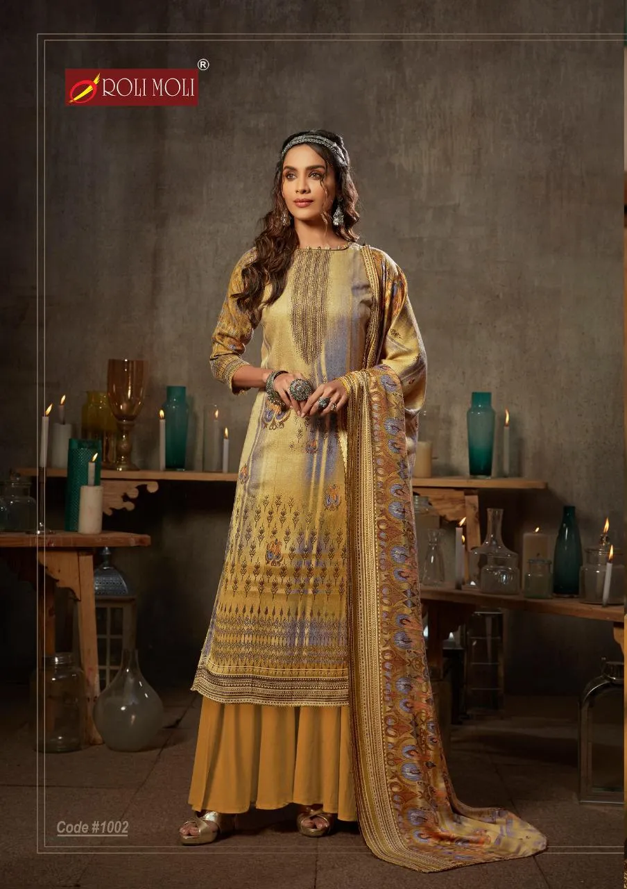 Roli Moli Creation Presents Silky Vol 6 Pashmina Printed Fancy Designer Salwar Kameez