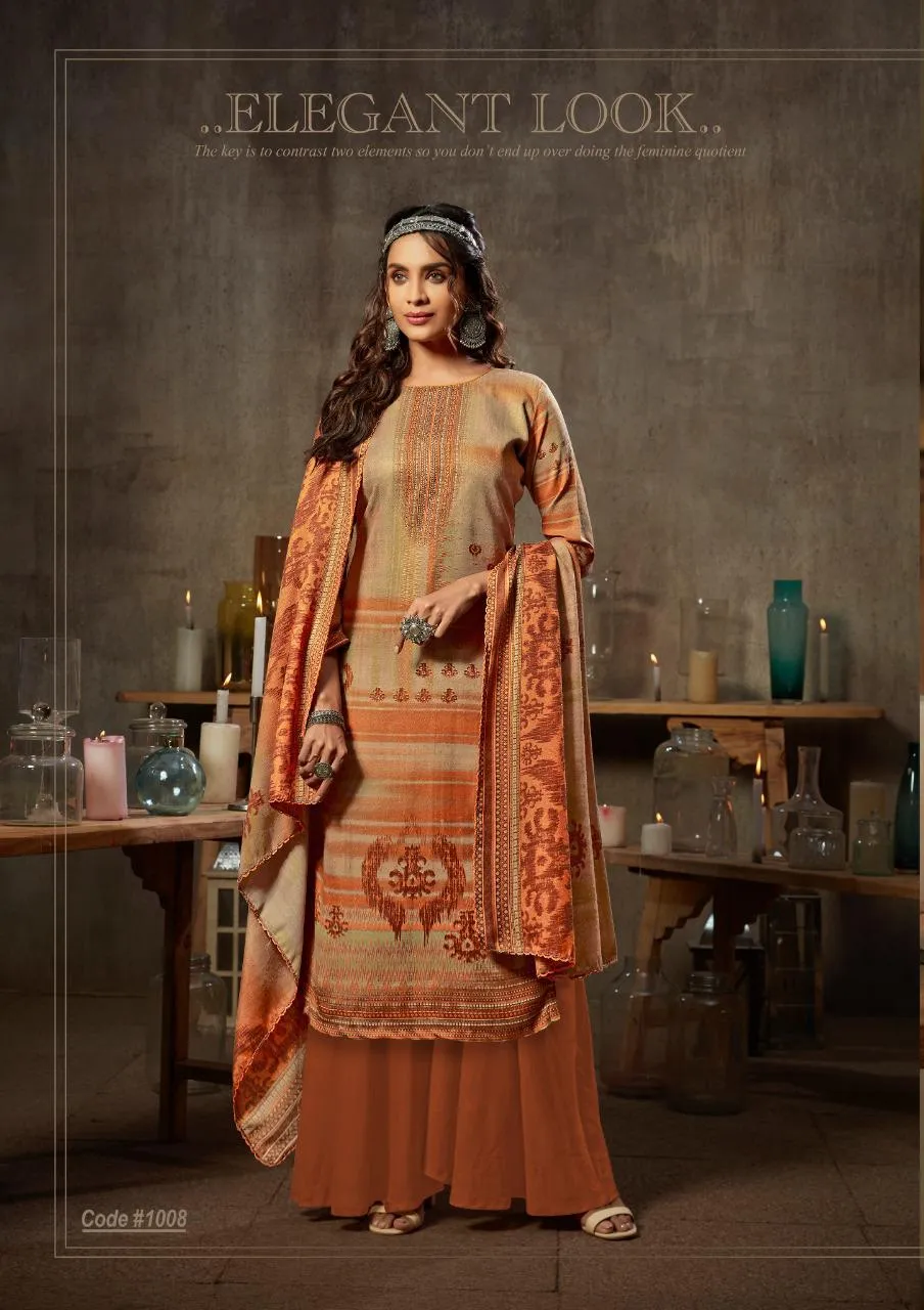 Roli Moli Creation Presents Silky Vol 6 Pashmina Printed Fancy Designer Salwar Kameez