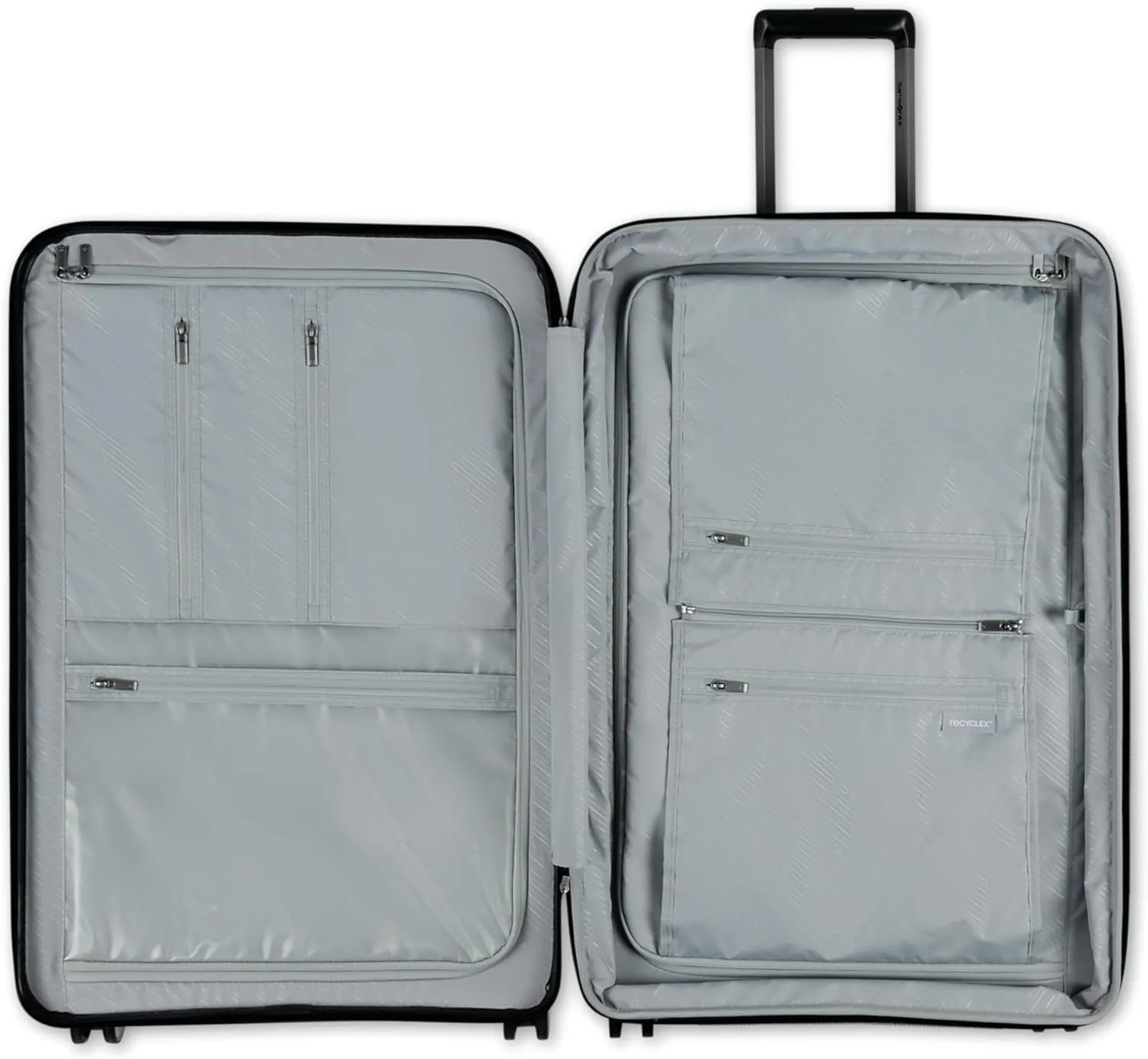 Samsonite Elevation Plus - Large Hardside Luggage - Scratch Resistant Polypropylene Shell, RightHeight Adjustable Handle, Integrated AirTag Holder, TSA Lock, WetPak Compartment - Triple Black