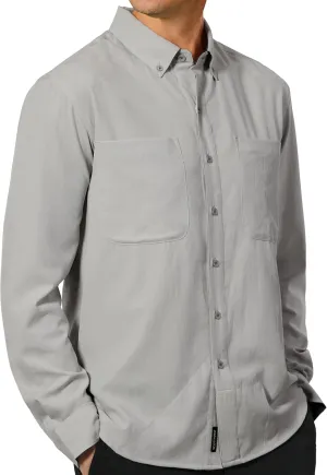 SCOTTeVEST Adventurer Long Sleeve Shirt for Men - 6 Hidden Pockets - Quick Dry Button Down for Travel & More