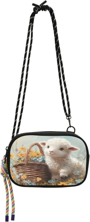 senya Cell Phone Purses Small Crossbody Bags Handbag Wallet for Women Mini Shoulder Bag Floral Sheep