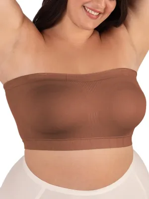 SHAPERMINT Strapless Bra - Bandeau top, Strapless Bras for Women, Plus Size Lingerie for Women, Free Clear Bra Straps