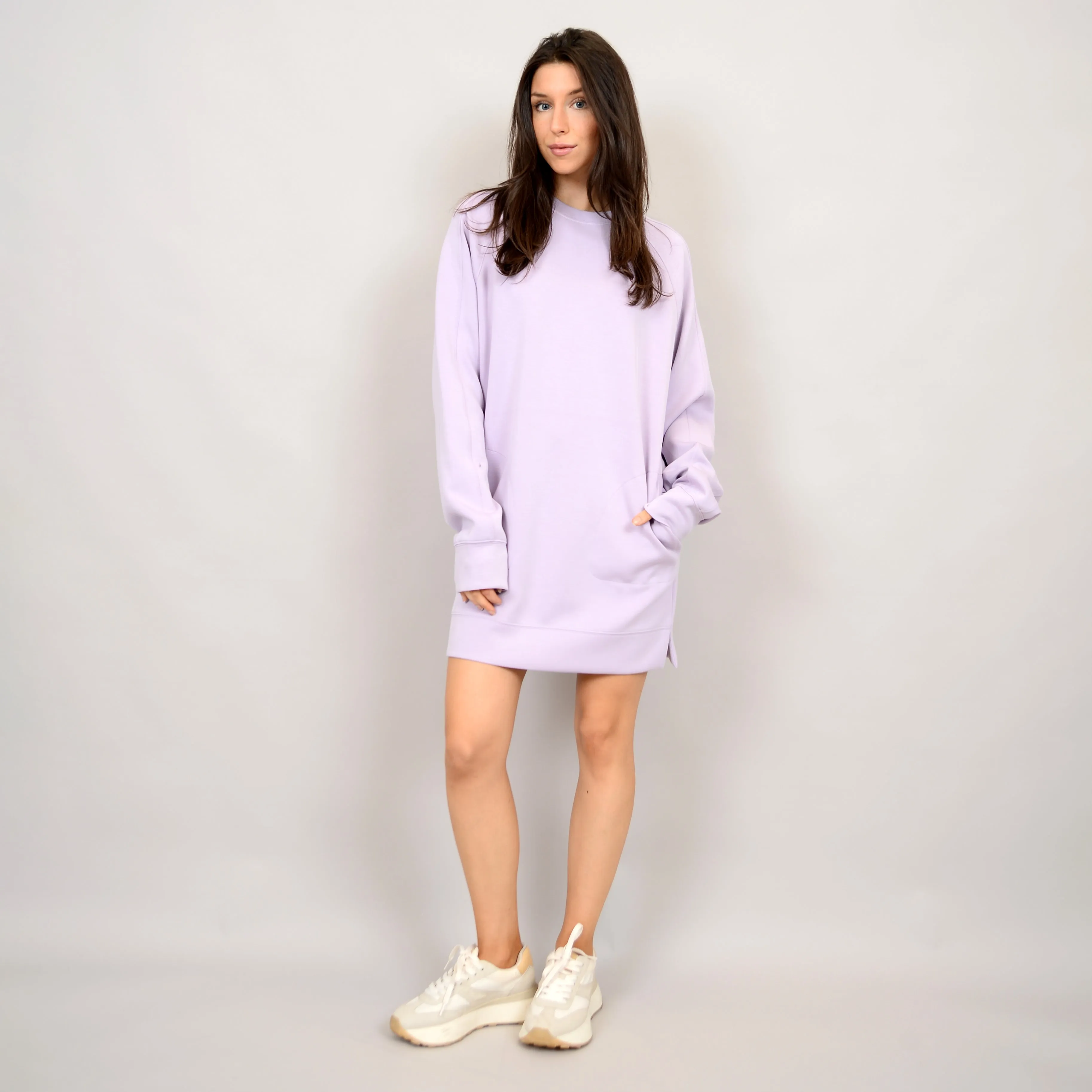 Soft Knit Alphie Dress || Lavender